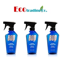 3 X Bod Man Really Ripped Abs Fragrance for Men 8 oz Body Spray
