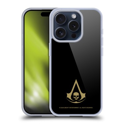 ASSASSIN'S CREED SCHWARZE FAHNE LOGOS GEL HÜLLE HUELLE FÜR APPLE iPHONE HANDYS