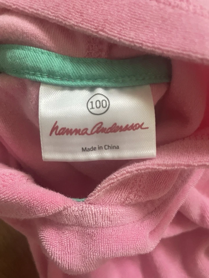 Платье с капюшоном Hanna Andersson Girl Terry Cover Up размер 100 США 4 - Изображение 2 из 2
