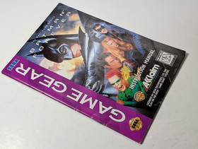 Batman Forever Sega Game Gear with manual authentic