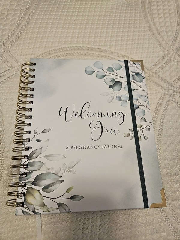 ZICOTO Pregnancy Journal and Memory Book with Stickers and Keepsake Pocket NEW!