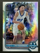 Trey Alexander (Creighton Blue Jays/RC) - 2022 Bowman U. Chrome