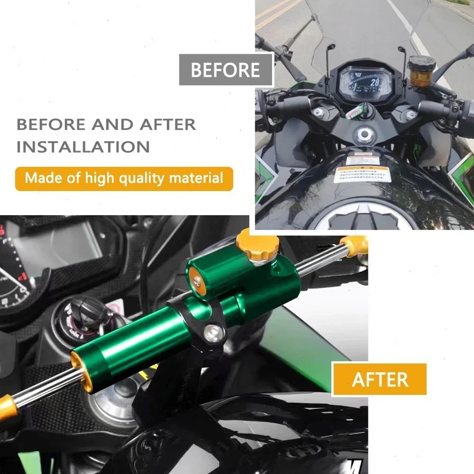 Soporte estabilizador amortiguador de dirección de motocicleta para Kawasaki NINJA 1000SX Z1000SX Foto 3 de 4
