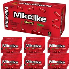 Mike and Ike Cherry Candy, 0.78 Ounce Box Pack of 24 , Chewy Candy, Vending...