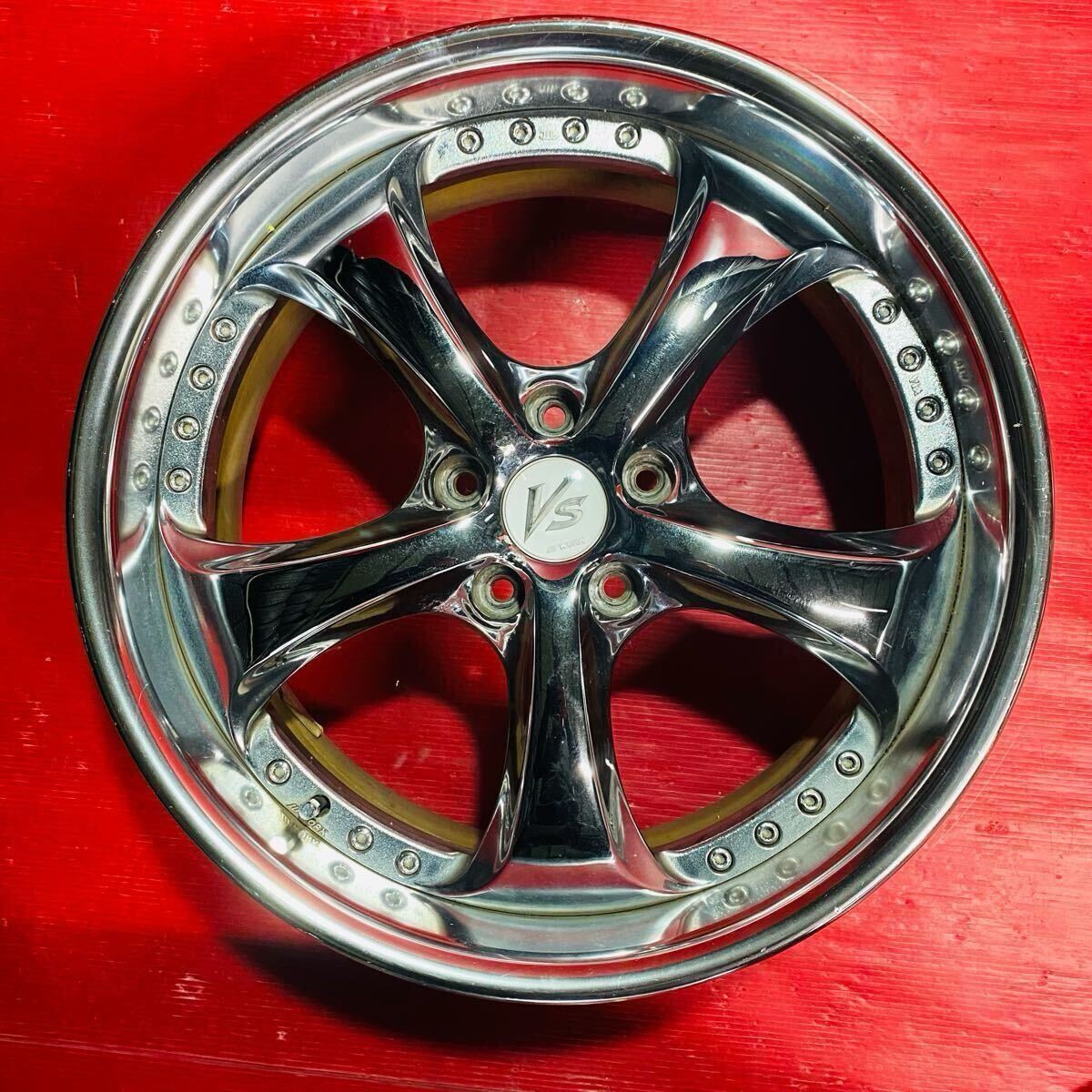 JDM Wheels WORK 19x8/8.5 5x114.3 38/39 VS-KF plating Set4 QW