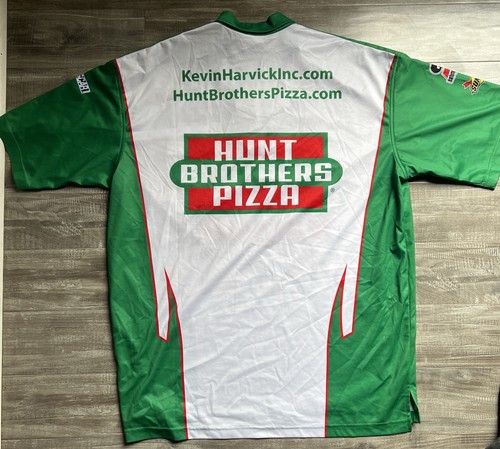 XXL KEVIN HARVICK Hunt Brothers Pizza Nascar Pit Crew Shirt Sparco Racing RCR - Imagen 4 de 4