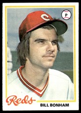Bill Bonham 1978 Topps #276 Cincinnati Reds MLB READ FREE SHIPPING AutographDen