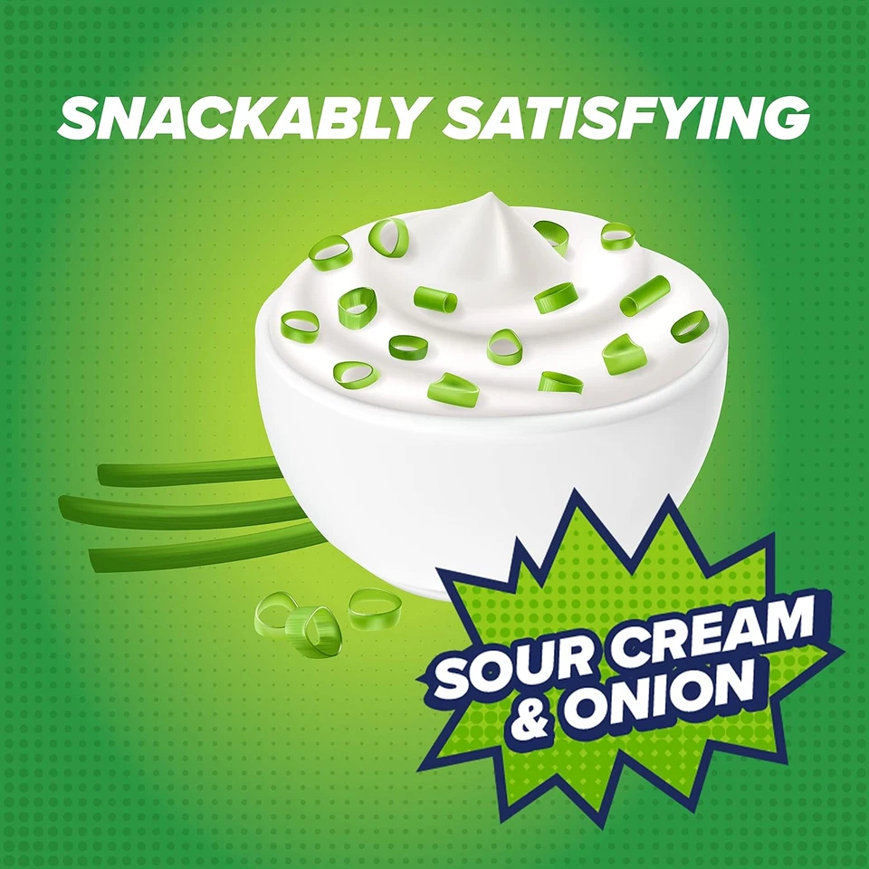 Pure Protein Popped Crisps Sour Cream Onion High Protein Snack 12g Protein 12 Ct - Image 4 of 4