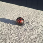 Coke Logo Printed Toy Marble Black Collectible Vintage Style Unique Design