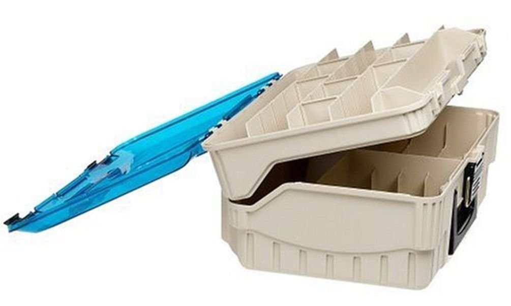 Plano Two-Tier Magnum Satchel XL - Beige/Blue