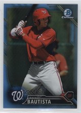 2016 Bowman Twitter Exclusive Blue Refractor 7/15 Rafael Bautista #BCP49 1q7