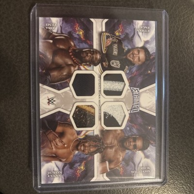2025 Topps exalted patch card trick Williams, Ethan page, Jevon Evans, oba femi 