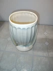 VTG HULL POTTERY Mardis Gras 1930 Large Cream Handmade 9.5”  Vase Stamped U.S.A.