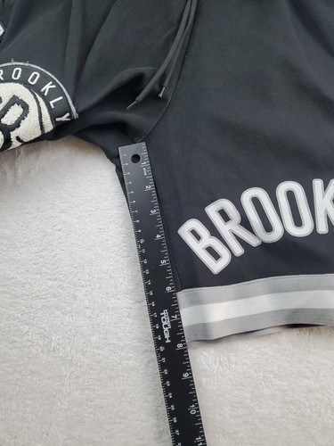 Pro Standard Brooklyn Nets Shorts Men’s Medium Black Cotton Urban Style NBA - Picture 10 of 23