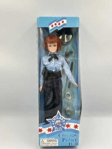 11" Chicago Police Doll, Police Woman, New in Box w/Accessories, #12430 Red Head