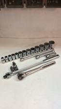 Vintage Craftsman V 20 Piece 12 Drive 12 Point Socket Set 716-1 14 Usa Vintage Craftsman V 20 Piece 12 Drive 12 Point Socket Set 716-1 14 Usa