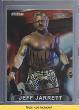 Leaf Authentics 2008 TRISTAR TNA Wrestling Cross the Line Jeff Jarrett COA 0c3