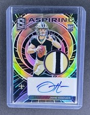 2023 Spectra Jake Haener RC Aspiring Patch Autographs Hyper RPA /60🔥🏉