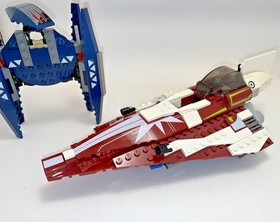 Lego Ahsoka's Starfighter and Vulture Droid 7751 Star Wars 100% Complete no Box