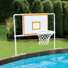 Summer Waves Basketball Set with Basketball Hoop for Frame Pools