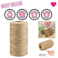 328 Feet Natural Jute Twine - Perfect for Crafts, Gifts  Gardening Projects