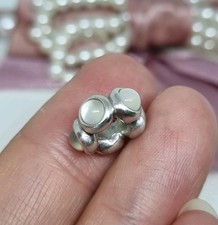 Genuine Pandora Moonstone Cabochon Spacer Charm  925 ALE  💕 R33a