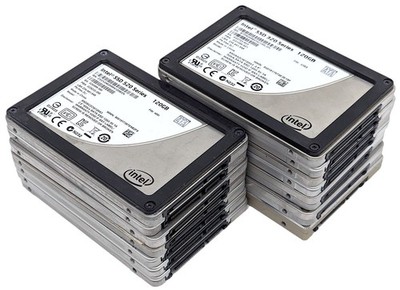 Lot of 14 Intel 120GB SATA II / III 2.5'' Solid State Drive SSD - Mixed Models