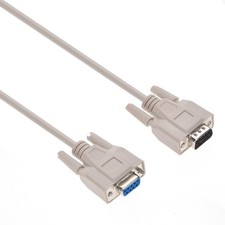 6Ft DB9 Male to Female Serial Cable