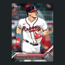 Sean Murphy - 2023 MLB Topps Now Card 90 - Print Run: 507 Atlanta Braves