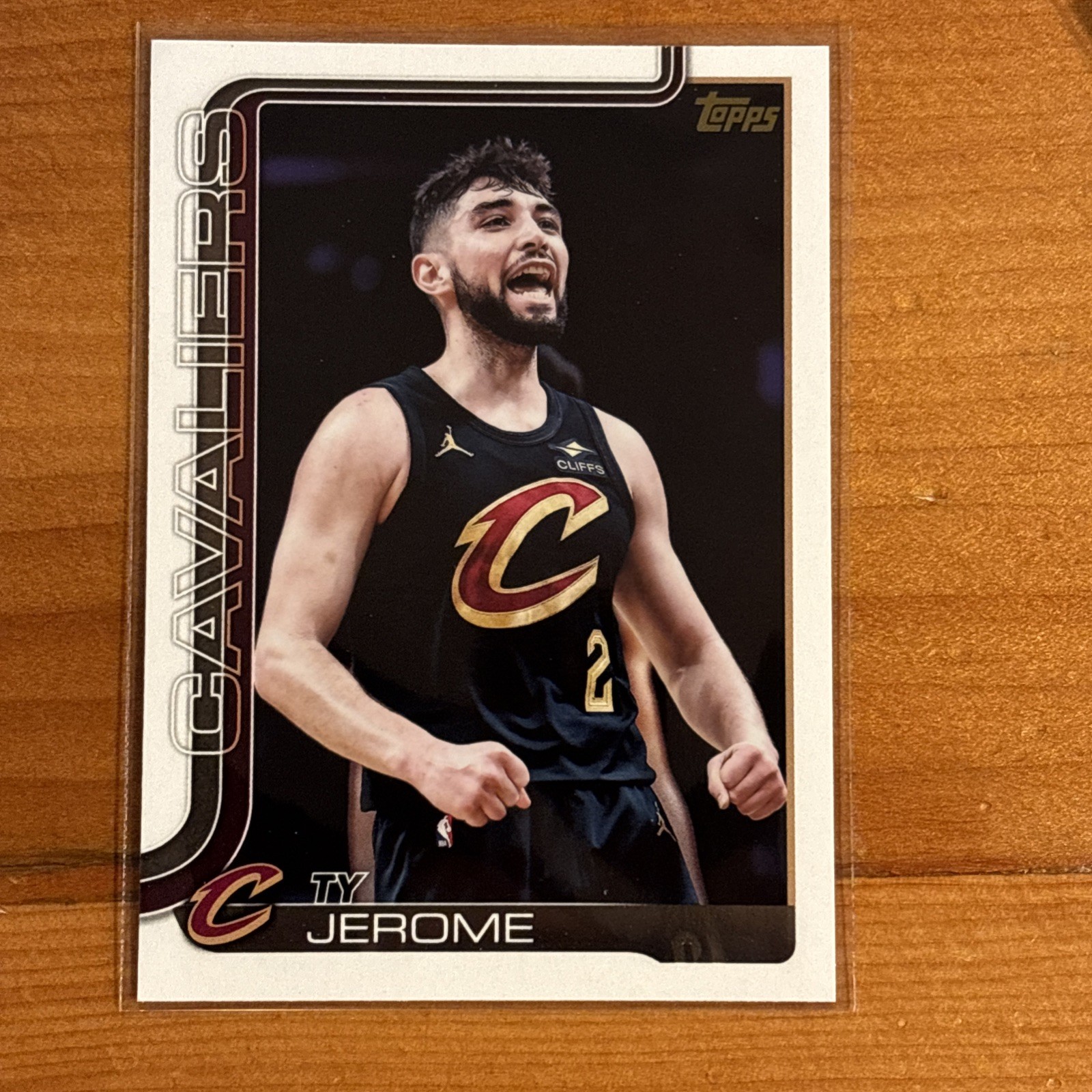 Ty Jerome 2025-26 Topps Flagship Basketball #83 SP Golden Mirror Image Variation