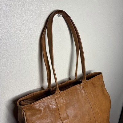 Vintage Rare 80s LL Bean Leather Tote Boat Bag Zip Brown Tan | eBay