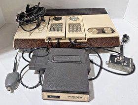Vintage Intellivision IntelliVoice Voice Synthesis Module & Console w/ 18 Games