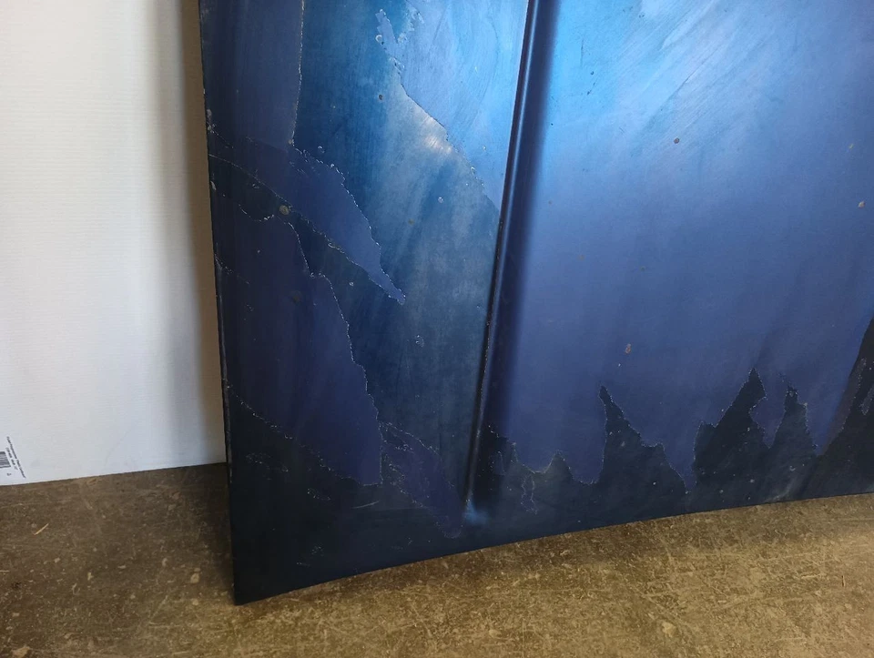 Hood Panel Bonnet from 1993 Chevrolet K2500 Pickup [WA9792 INDIGO BLUE] 12082965 - Image 3 of 4