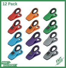 12 Pack Magnetic Chip Clips Bag Clips Food Bag Clips for Food Packages, Kitchen