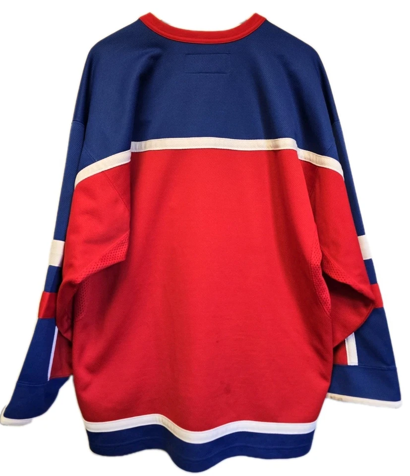 Camiseta deportiva de hockey de Rusia de colección de los años 2000 L Juegos Olímpicos de Salt Lake City Nike Foto 3 de 4