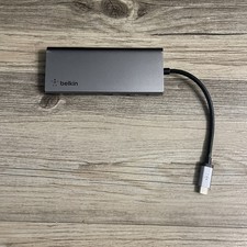 Belkin USB-C Multimedia HUB 60w pass-through power 5 Gbps 4K F4U092