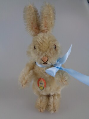 Steiff Hase Niki mit Schild 17cm 1959 - 1960 (7569)