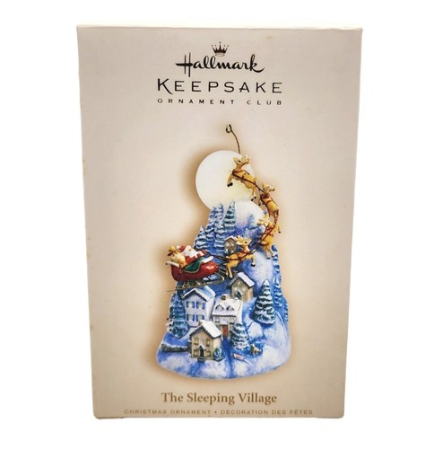 Hallmark The Sleeping Village 2006 adorno Club KOC Santa Claus Light - Imagen 7 de 8