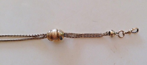 ANTIQUE XIX CENTURY 17,50 GR.18 K. GOLD POCKET WATCH CHAIN - Picture 3 of 6