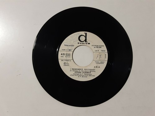 Sphinx / Donna Summer – Disco Vinile 45 Giri 7" Edizione Promo Juke Box