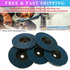 1-10PCS 75mm 3 inch Flap Sanding Discs 80 Grit Abrasive Grinding Angle Wheel