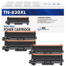 TN830 XL TN830XL Toner Cartridge for Brother DCP-L2647DW HL-L2400D HL-L2405W LOT