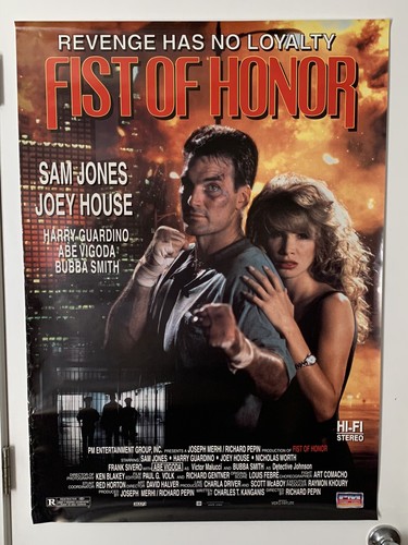 FIST OF HONOR Vintage Movie Poster Rolled 1992