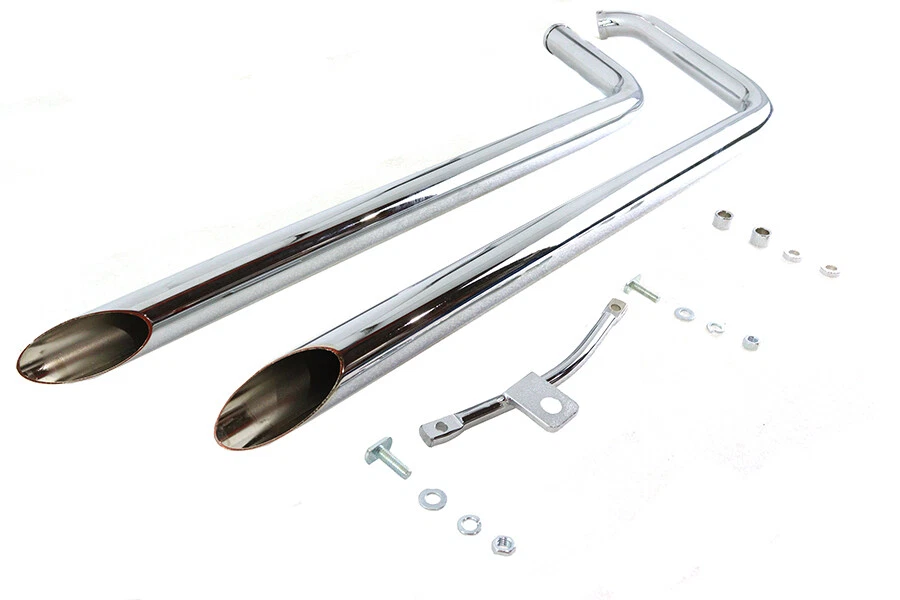 Juego de tubos de escape de escopeta de 40 pulgadas para Harley-Davidson Foto 2 de 4