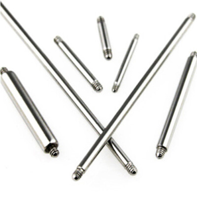 6 -  51mm Piercing Stab Gewinde Barbell Chirurgenstahl Ersatz Stab Hantel Z347