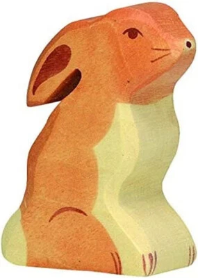 HASE sitzend von Holztiger Häschen Kaninchen Holzhase Deko Osterhase Holz NEU
