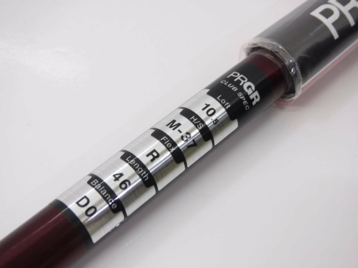 Golf Driver PRGR RS Red Speeder Evolution For PRGR Flex M-37 10.5 