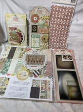 Bingo Scrapbook Lot - Paper, Stickers, Clothespins EtcAmerican Crafts, DIY Shop