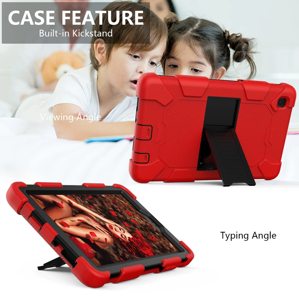 For Sam Galaxy Tab A7 Lite 8.7 Tablet Heavy Duty Stand Case SM-T220 T225 2021 - Image 4 of 4