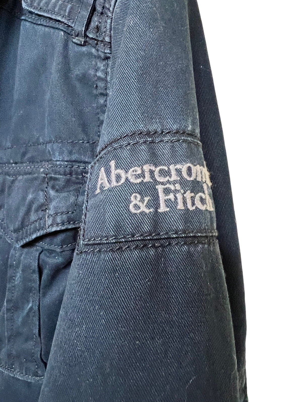 Abercrombie & Fitch Sawtooth Utility Jacket Navy Blue Men’s Size Medium image 6